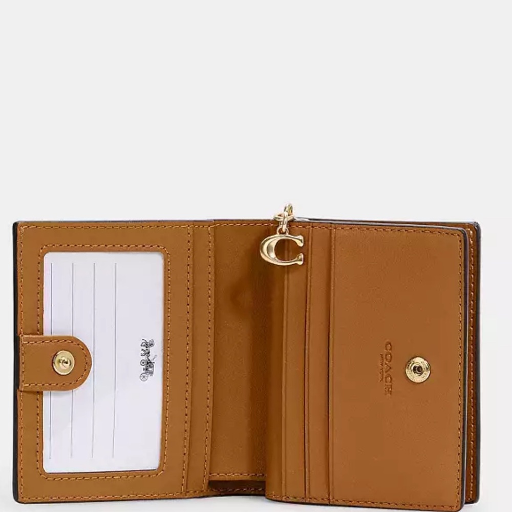 COPY - Coach Snap Wallet In Signature Canvas nwt - Picture 2 of 4